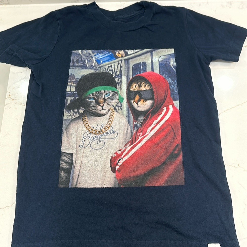 EUC Kid Dangerous Graphic Tee S/8-10